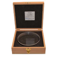 Planglas / Planglasplatte doppelseitig Ø 25mm x 12mm U1050501