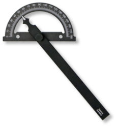 Gradmesser 180° aus Aluminium Ø 80 mm x 120 mm