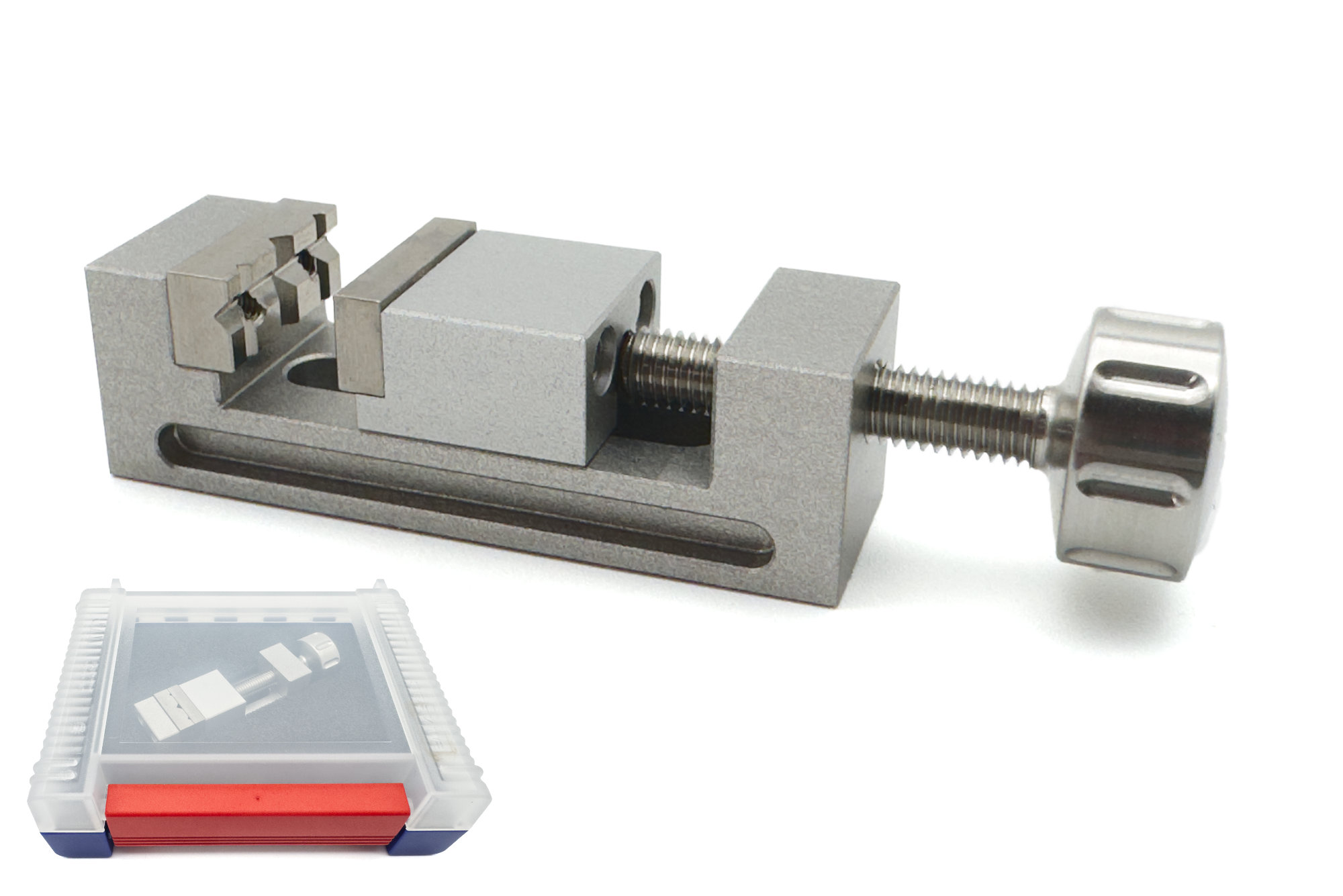 MINI Präzisionsschraubstock Größe 2 75 mm x 25 mm x 25 mm MINI Präzisionsschraubstock Größe 2 75 mm x 25 mm x 25 mm