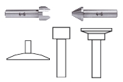 Messeinsätze, Gewinde-Messeinsätze aus gehärtetem Stahl für Einspannschaft Ø3,5mm zur individuellen Verwendung der Vergleichsmessgeräte.