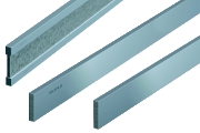 Flachlineale aus rostfreiem Stahl, Genauigkeit nach DIN 874/2, Prüfflächen und Seitenflächen feingeschliffen, Längen von 500 mm bis 6000 mm